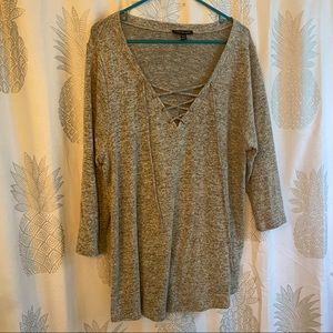 Lane Bryant Drawstring Top